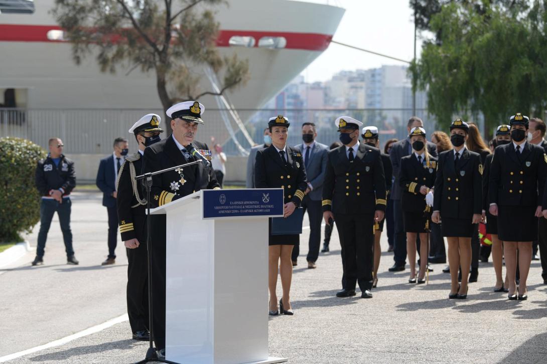 Τελετή παράδοσης – παραλαβής των καθηκόντων του νέου Αρχηγού του Λιμενικού Σώματος – Ελληνικής Ακτοφυλακής Αντιναυάρχου Λ.Σ. Γεώργιου Αλεξανδράκη