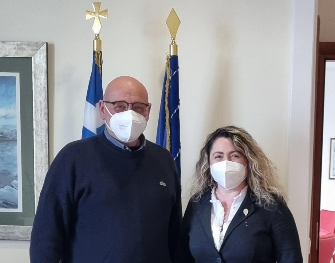 Συνάντηση Μπορμπουδάκη - Κοντάκη για τη συνεργασία 7ης ΥΠΕ Κρήτης και Πανεπιστημίου