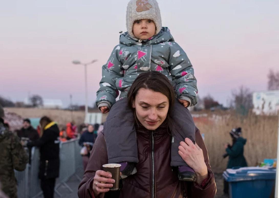 πρόσφυγες από Ουκρανία