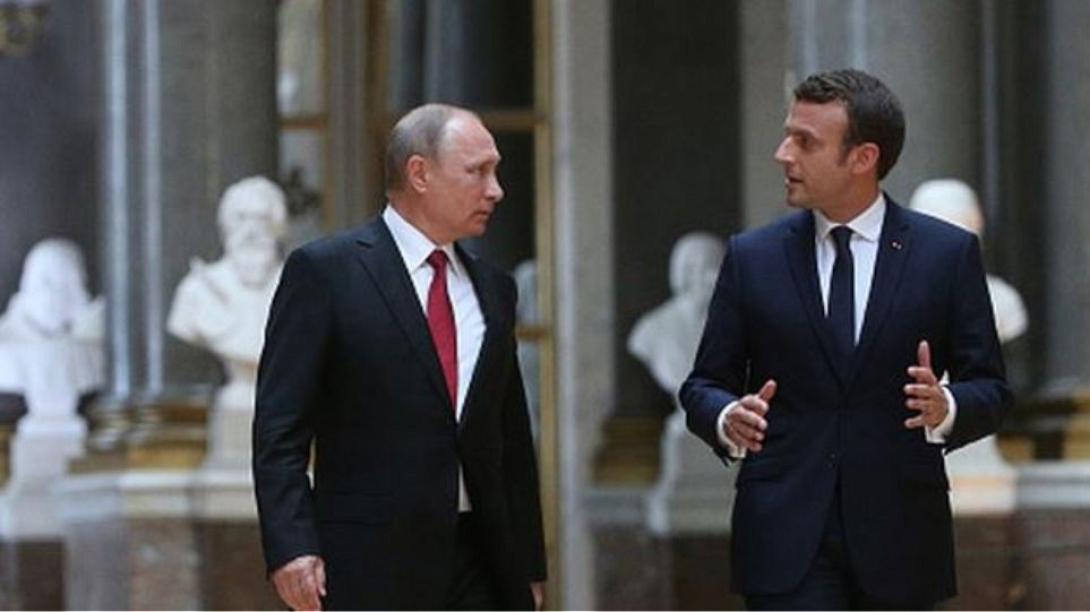 τηλεφωνική επικοινωνία μεταξύ Μακρόν και Πούτιν 