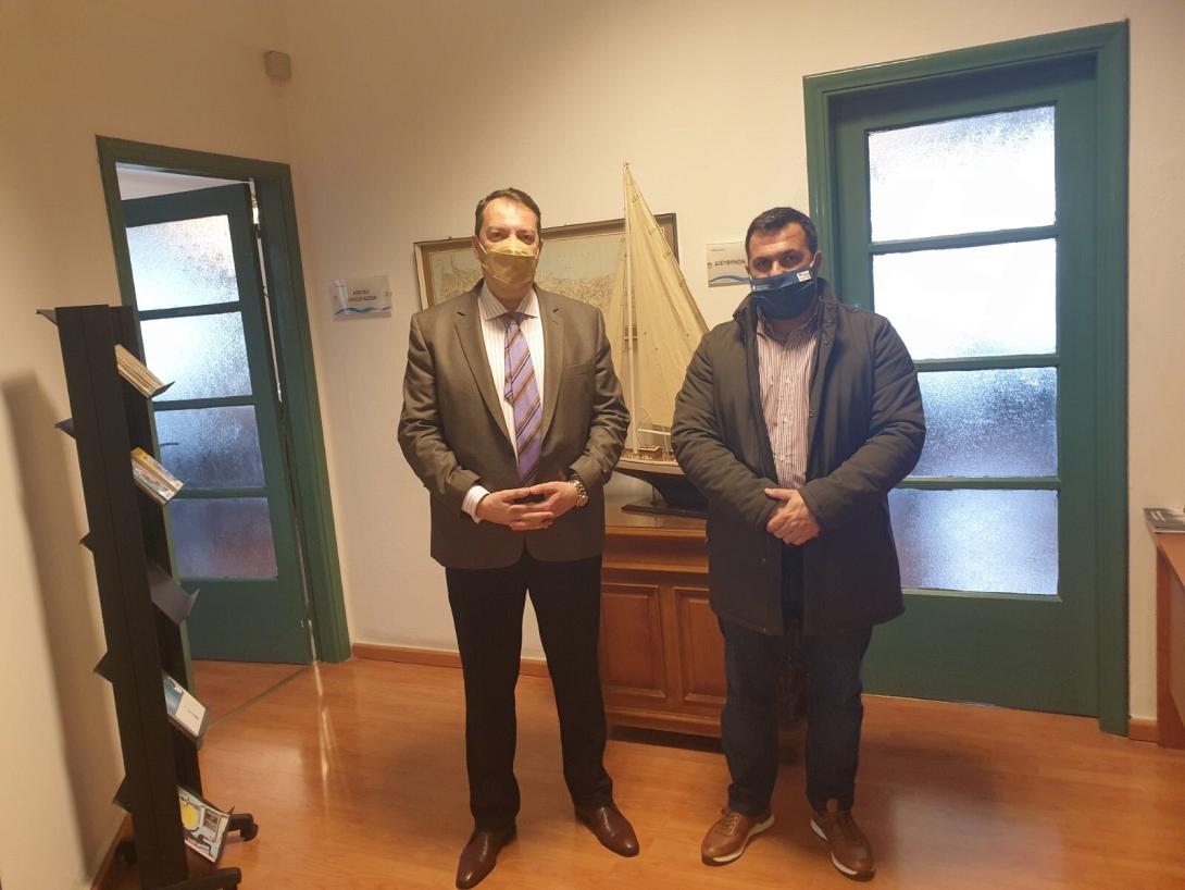 Συνάντηση Λευτέρη Κοκολάκη και Μηνά Παπαδάκη 