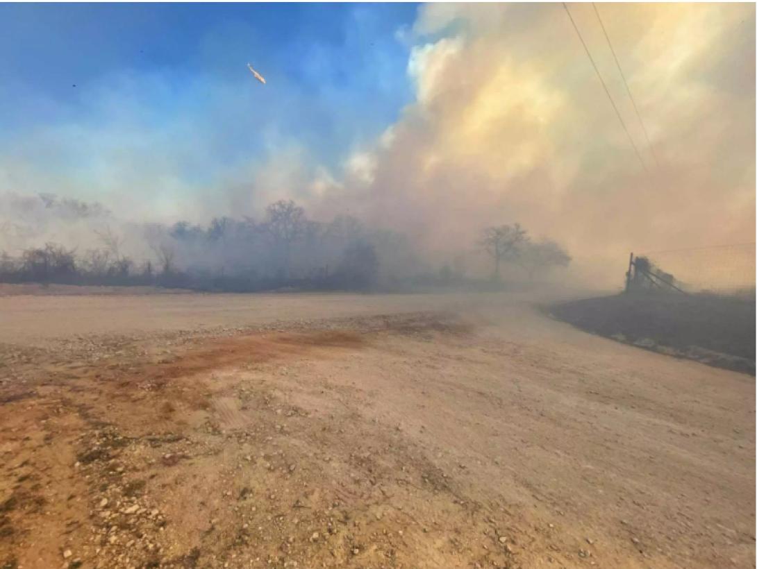 τεξας φωτια