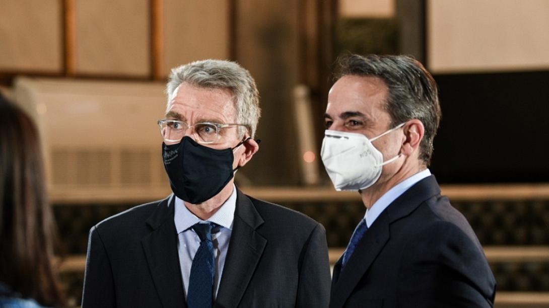 Συνάντηση Μητσοτάκη - Πάιατ