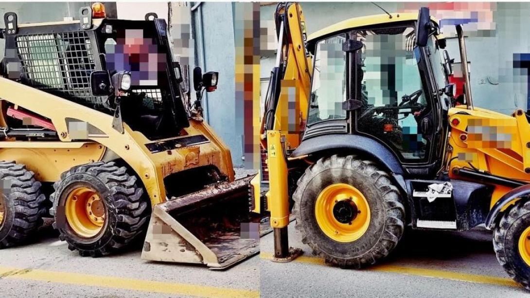 Έκλεψαν δύο μηχανήματα έργων μεγάλης αξίας 