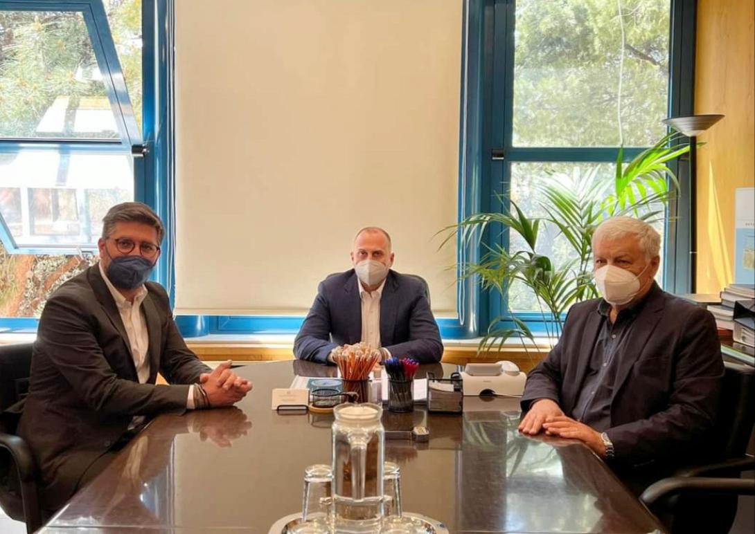 Στο Υπουργείο Υποδομών ο Δήμαρχος Μαλεβιζίου για τον ημικόμβο της Αχλάδας