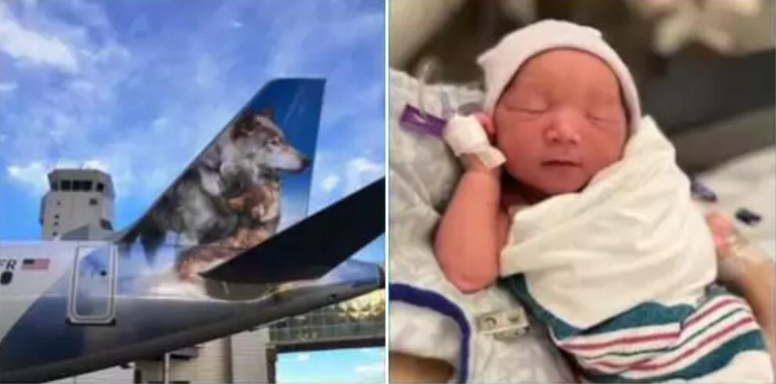 Γέννησε το παιδί της σε πτήση και το έβγαλε Sky 