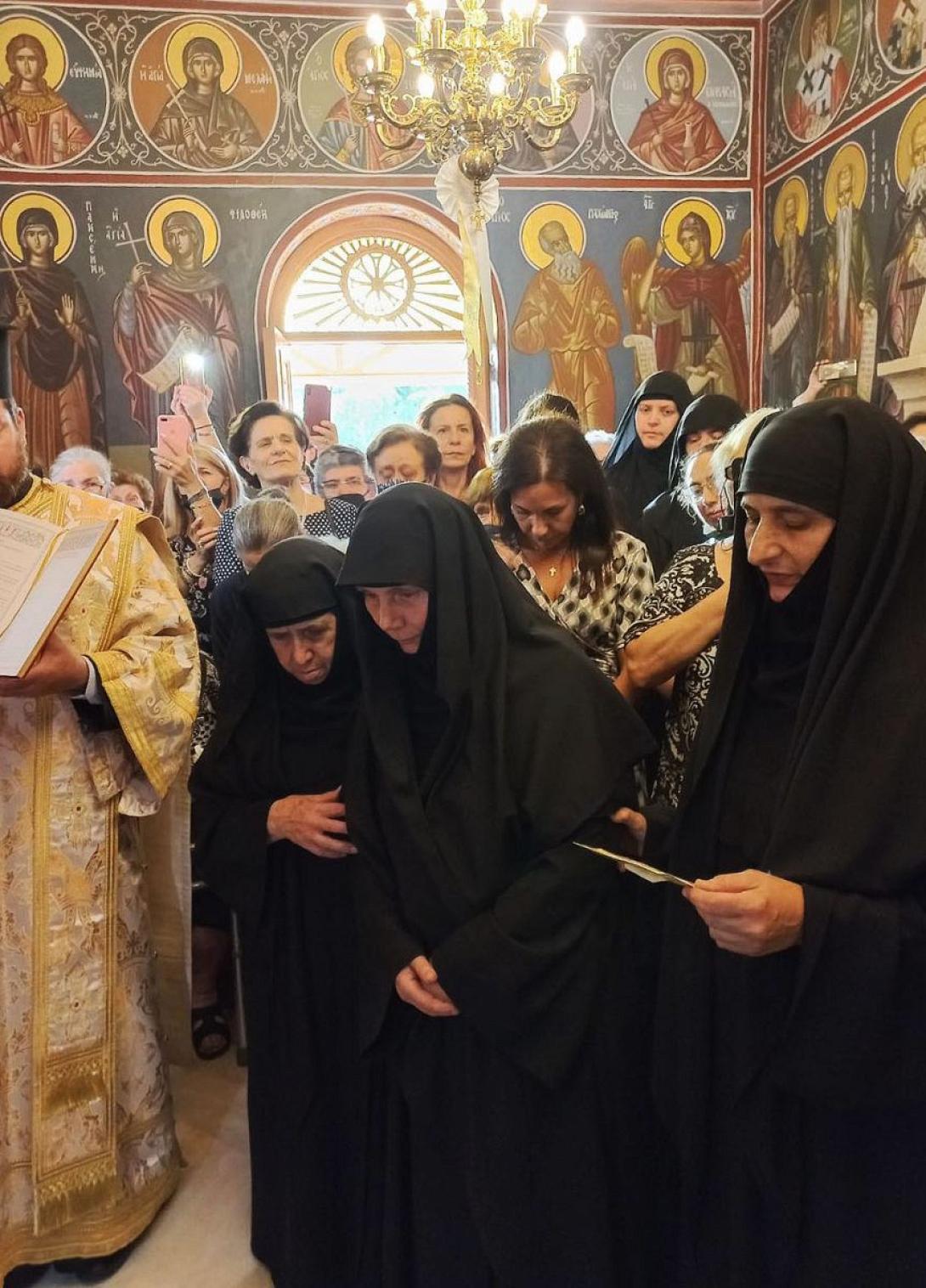 ενθρονιση ηγουμενης κουμπε