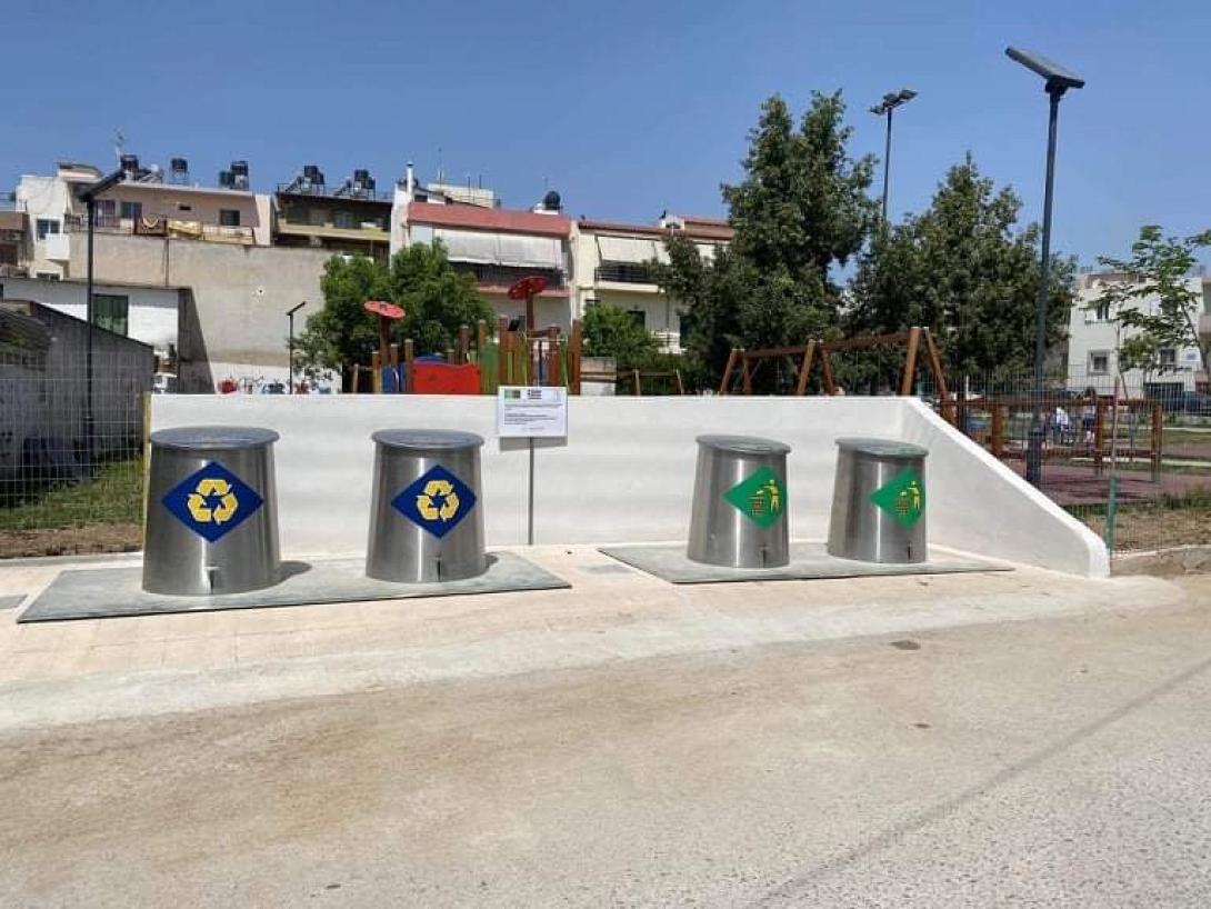 υπόγειοι κάδοι απορριμμάτων