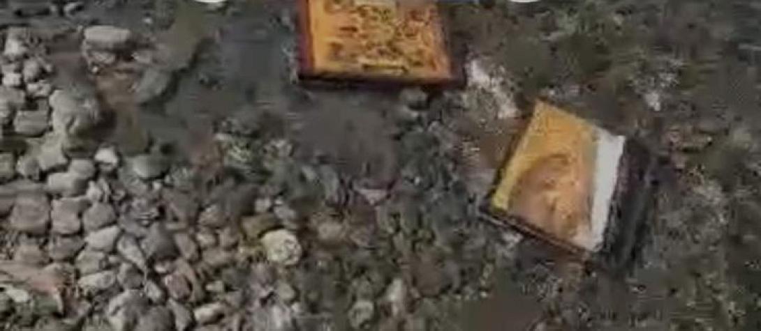 εικονες σε παραλία της Λαμψάκου