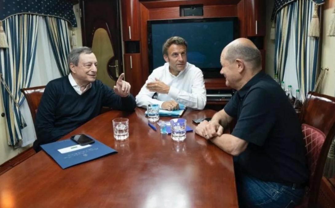 Ντραγκι, Μακρόν, Σολτς