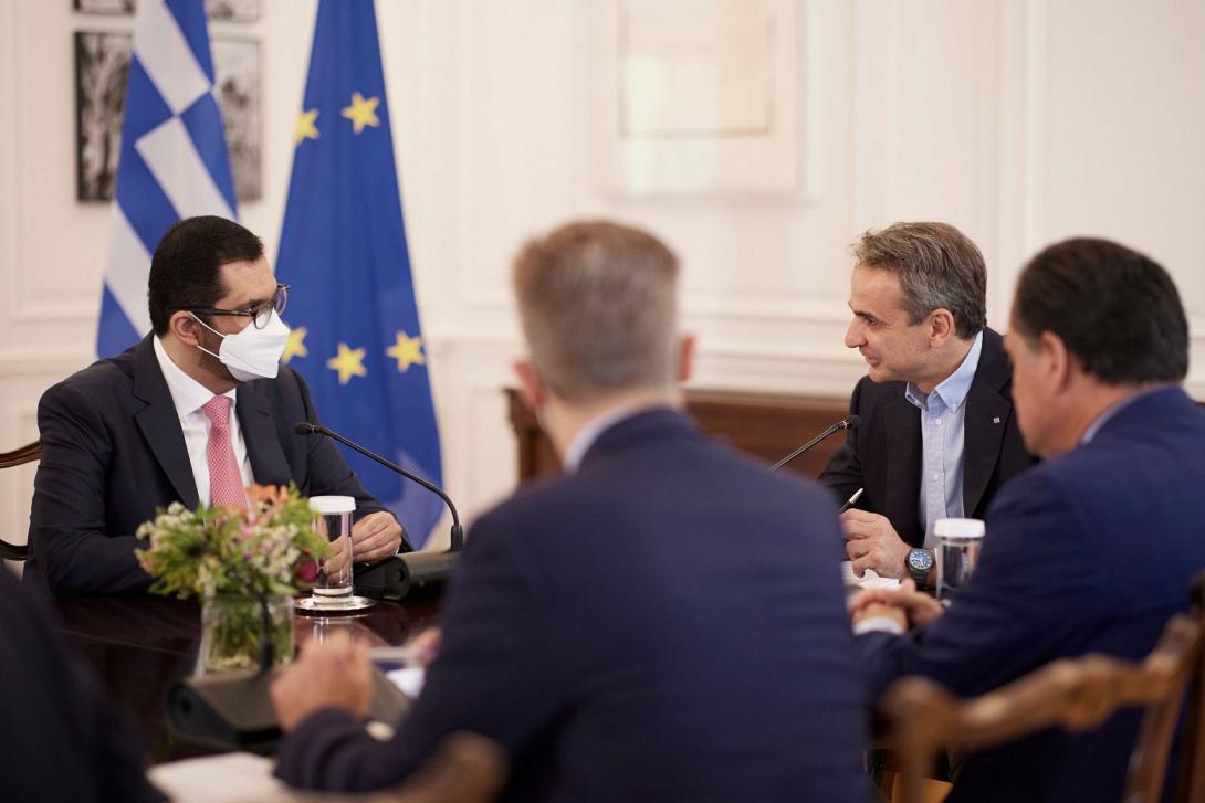 Συνάντηση με τον υπουργό Βιομηχανίας του ΗΑΕ 