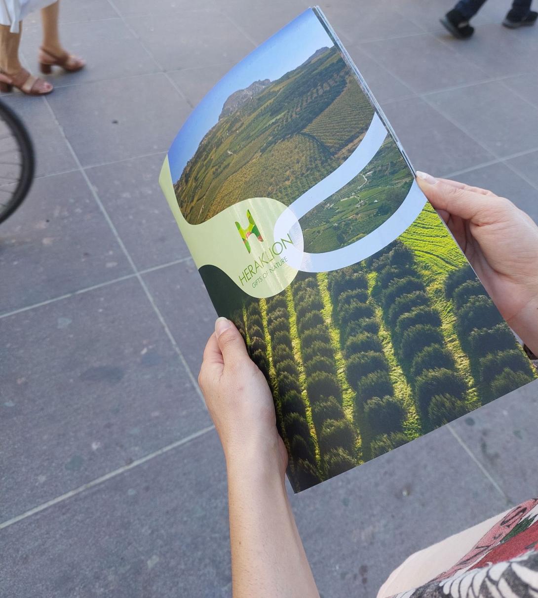 Προβολή της ενδοχώρας του Ηρακλείου μέσα από ενημερωτικό έντυπο 