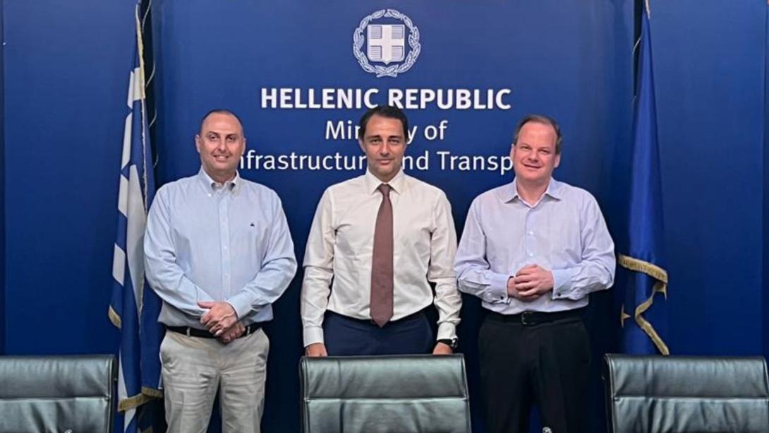 Ο Μάξιμος Σενετάκης στο Υποδομών για τον δρόμο της Μεσσαράς