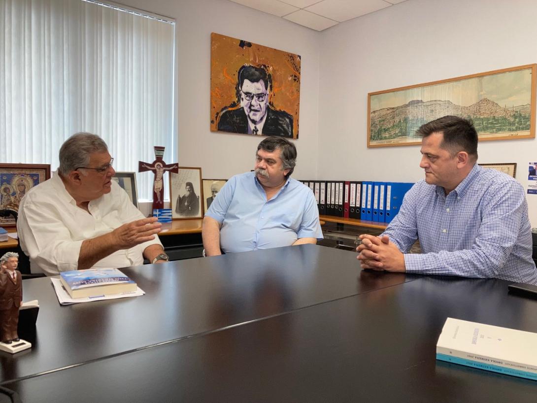 Γιάννης Γιαννάκενας και Παναγιώτης Δούμας στην Πατριωτική Ένωση