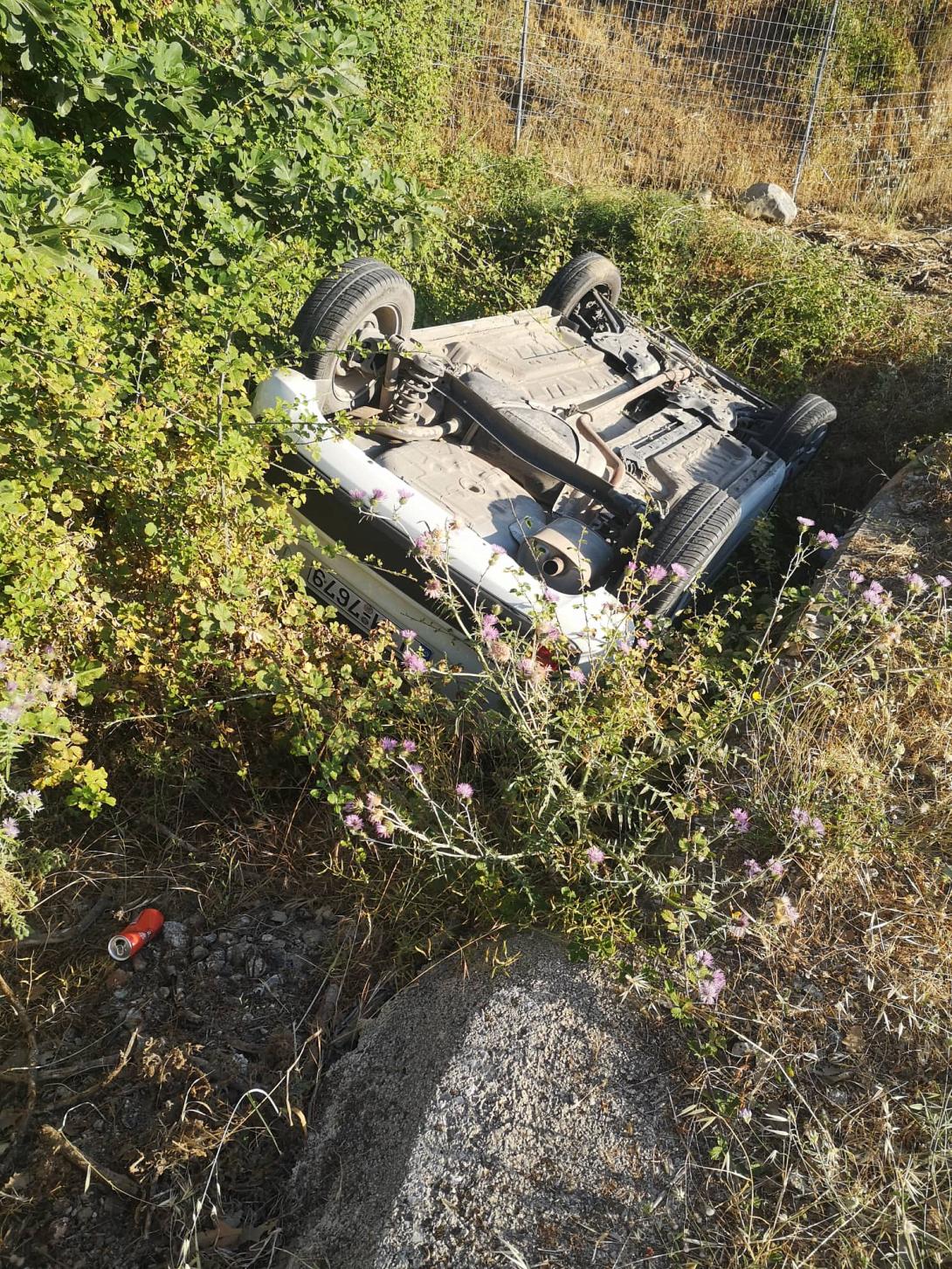 τροχαιο - χαντακι