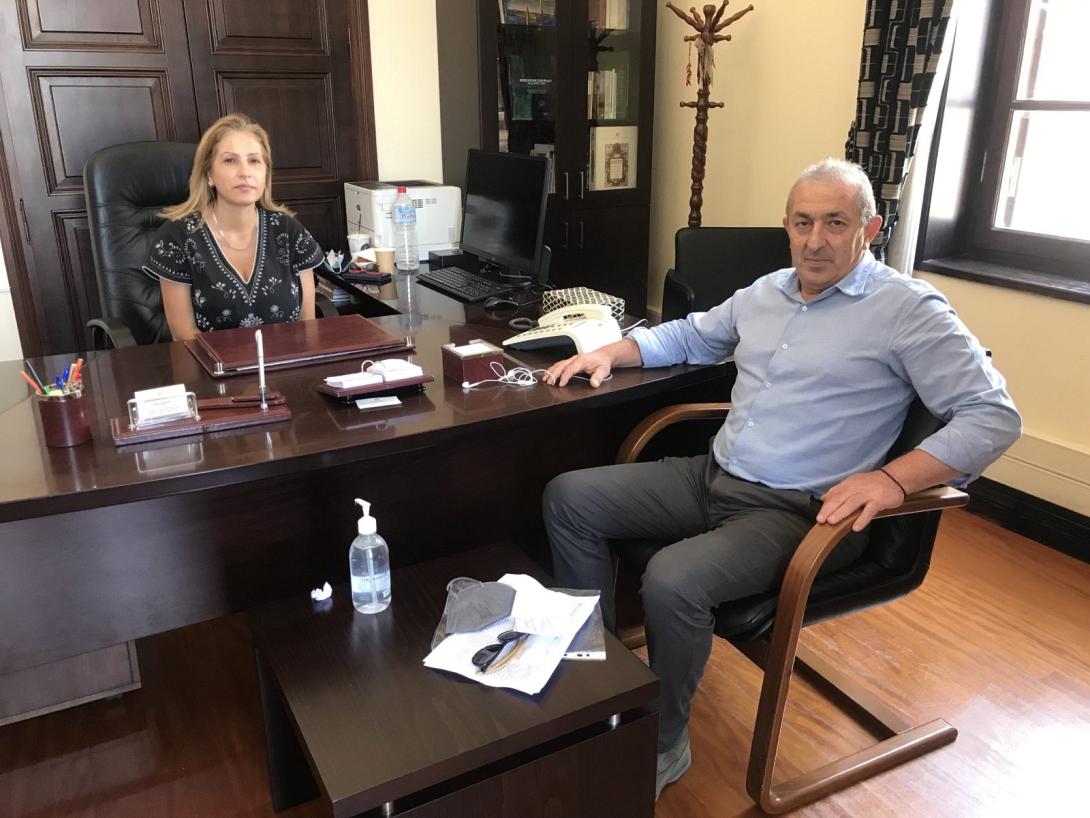 Συνάντηση Βαρδάκη - Κοζυράκη στην Αποκεντρωμένη Διοίκηση Περιφέρειας Κρήτης