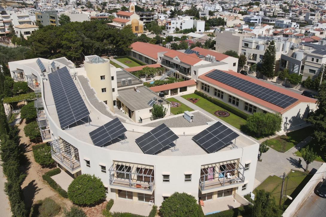 Πράσινη ενέργεια στο γηροκομείο των ιδρυμάτων των Α. και Μ. Καλοκαιρινού