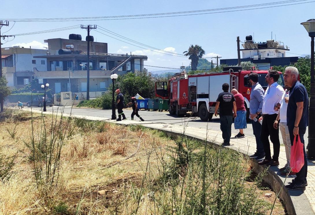 Μενέλαος Μποκέας: Ενημέρωσε τον περιφερειάρχη για τις συνεχόμενες φωτιές στο Δήμο Μαλεβιζίου