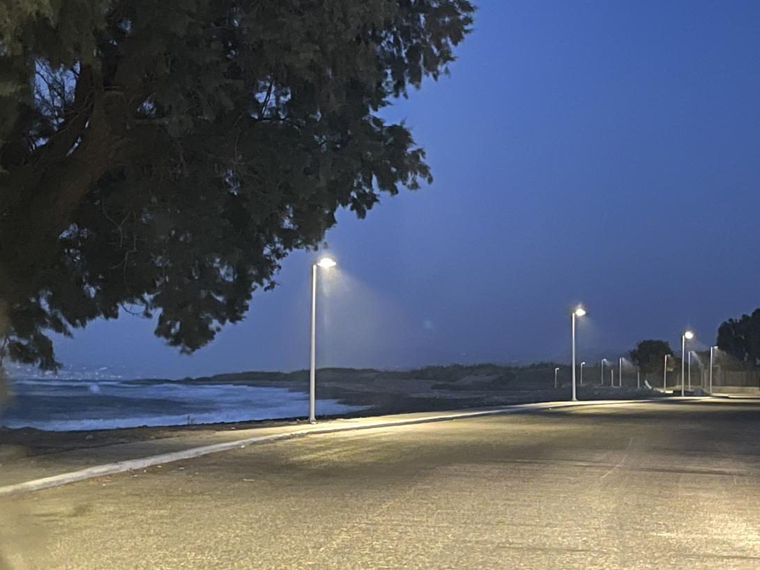 Σε λειτουργία το νέο δίκτυο ηλεκτροφωτισμού