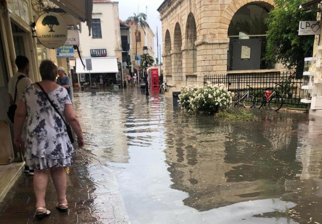 βροχή Ρέθυμνο