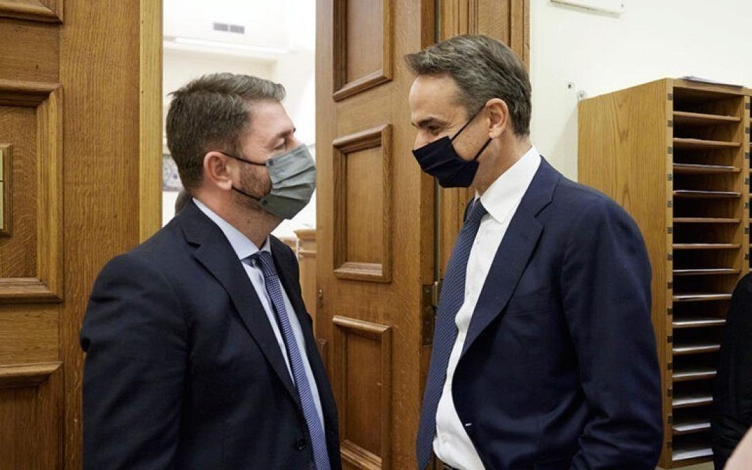 Κυριάκος Μητσοτάκης Νίκος Ανδρουλάκης