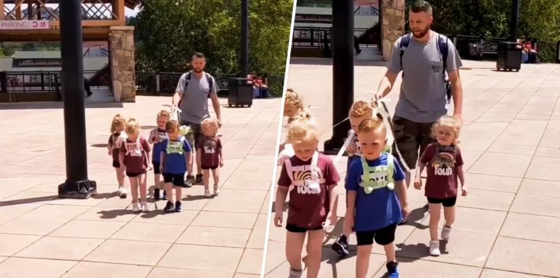 πατερας με λουρια στα παιδια