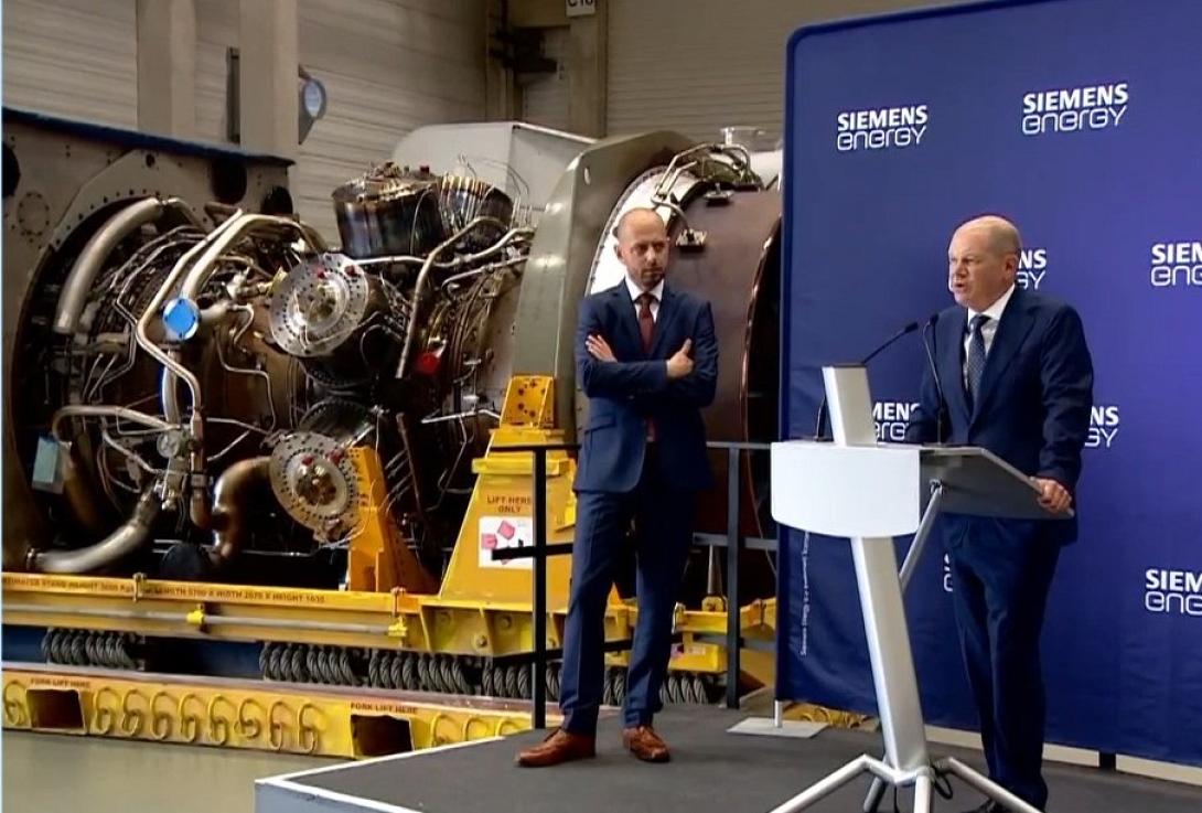 Επίσκεψη Σολτς στον Nord Stream1