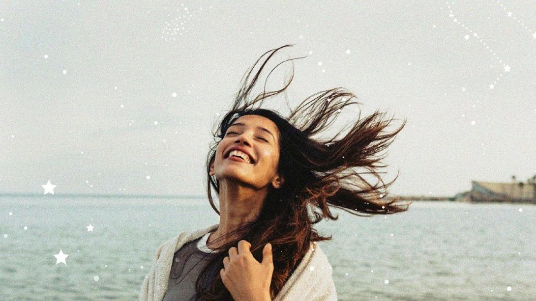 χαρούμενη γυναίκα, ευτυχία