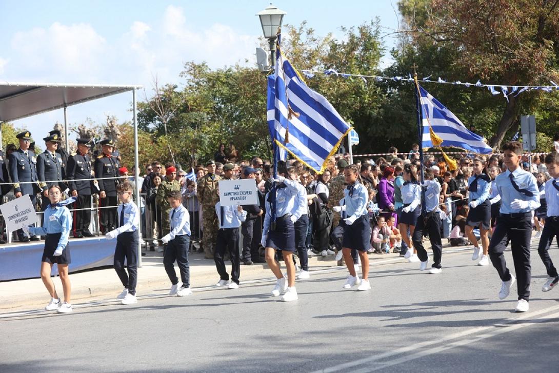 παρέλαση ηράκλειο 28η οκτωβρίου
