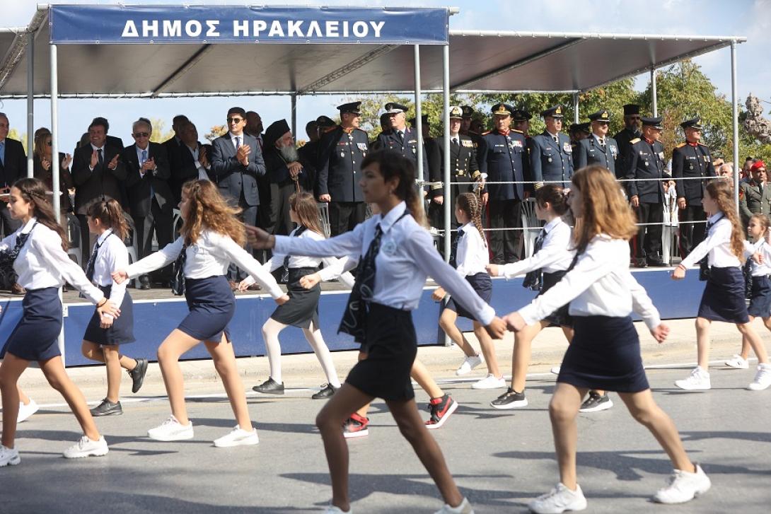παρέλαση ηράκλειο 28η οκτωβρίου