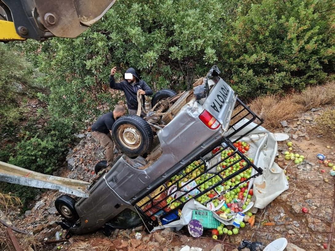 Ανατροπη αγροτικου