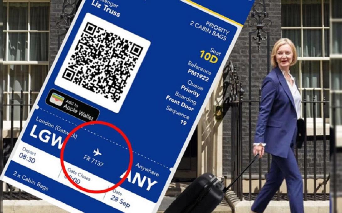 H Ryanair τρολάρει τη Λιζ Τρας