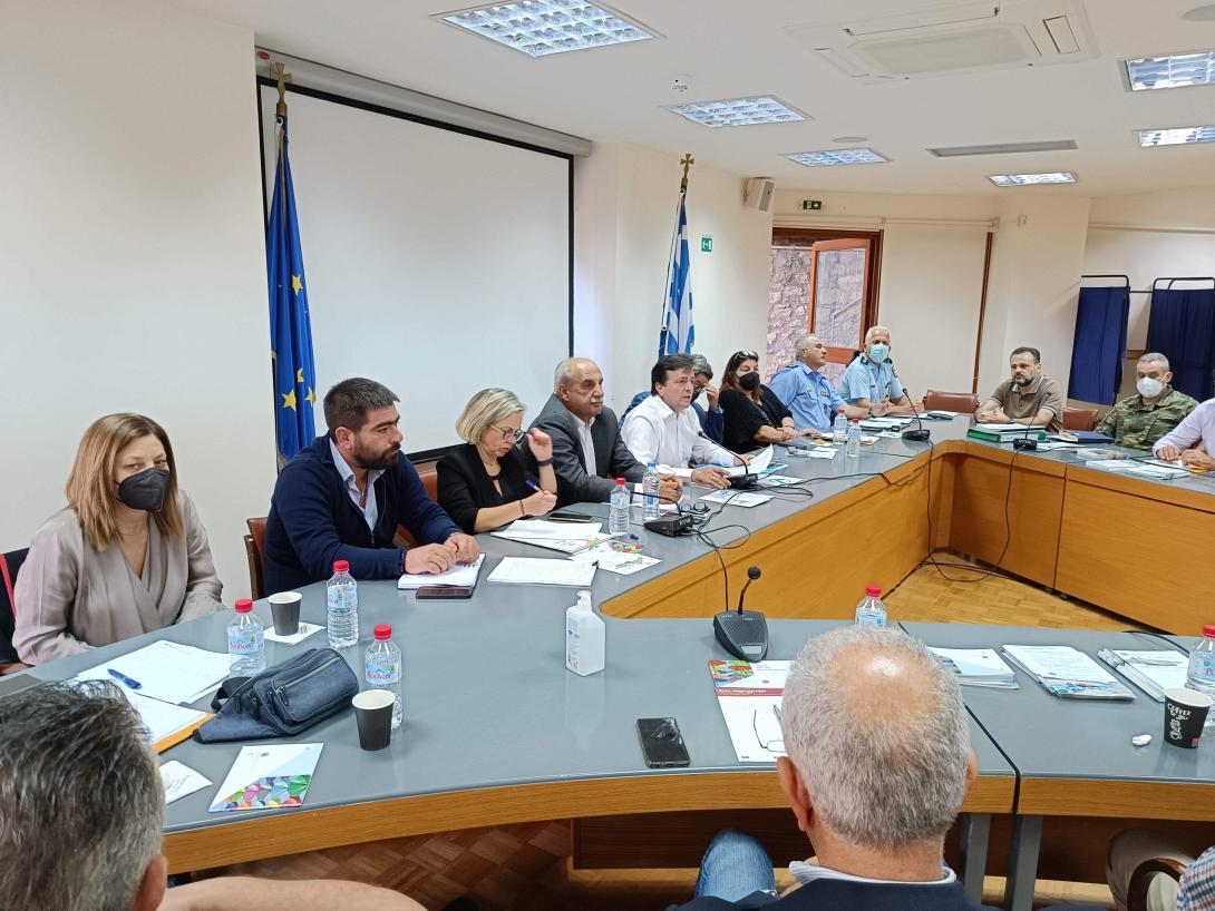 Ηράκλειο: Συντονιστικό Πολιτικής Προστασίας για τα έντονα καιρικά φαινόμενα