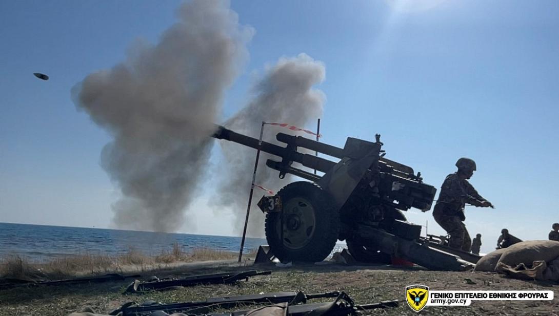 Εθνική Φρουρά: Επιχειρησιακές Βολές Μονάδων Πυροβολικού Μάχης