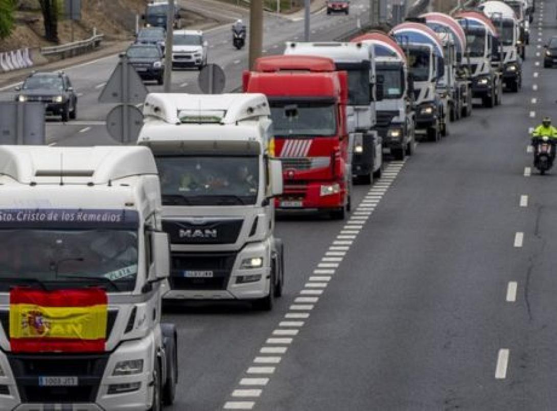 ισπανία οδηγοί φορτηγών