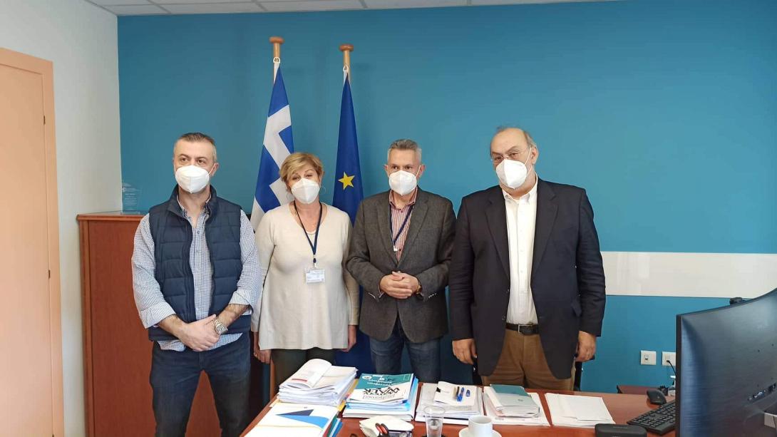 Συνάντηση Διοίκησης 7ης ΥΠΕ Κρήτης με τον Πρόεδρο του Εθνικού Κέντρου Αιμοδοσίας