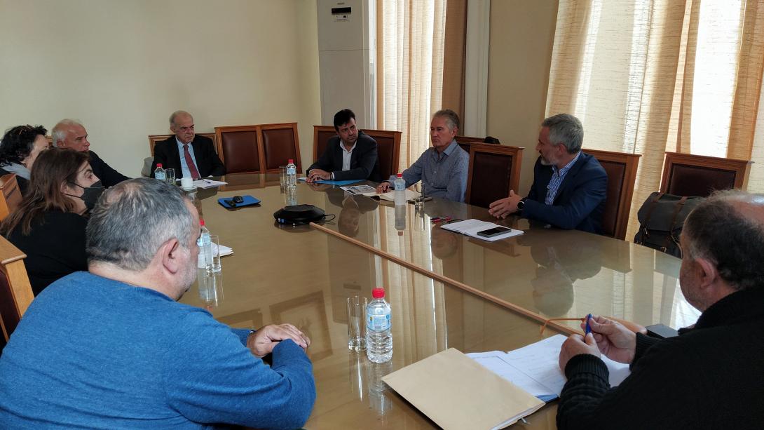 Σύσκεψη για την αντιπλημμυρική προστασία του Ηρακλείου