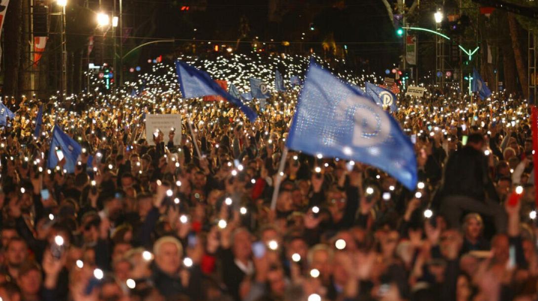 τίρανα διαδηλώσεις