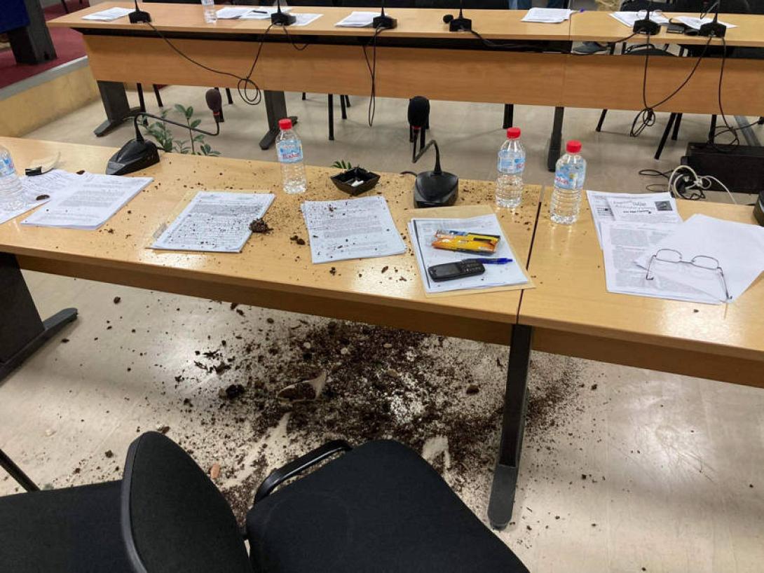 Δήμος Γόρτυνας: Συνεδρίαση Γης Μαδιάμ - Πιάστηκαν στα χέρια οι σύμβουλοι