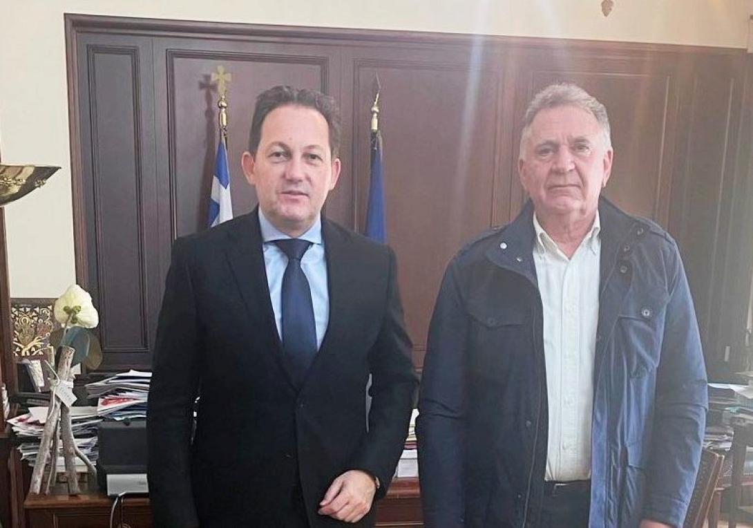 Επαφές Δημάρχου Μινώα Πεδιάδας Μ. Φραγκάκη στην Αθήνα