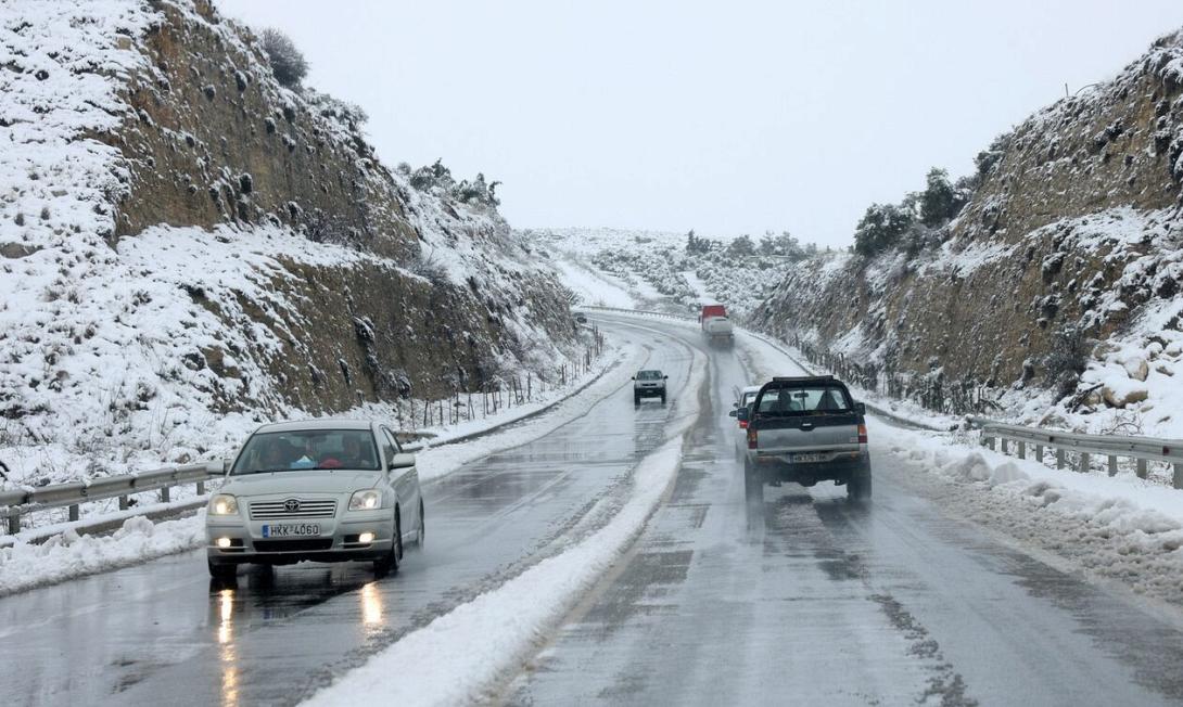 κρητη χιονια