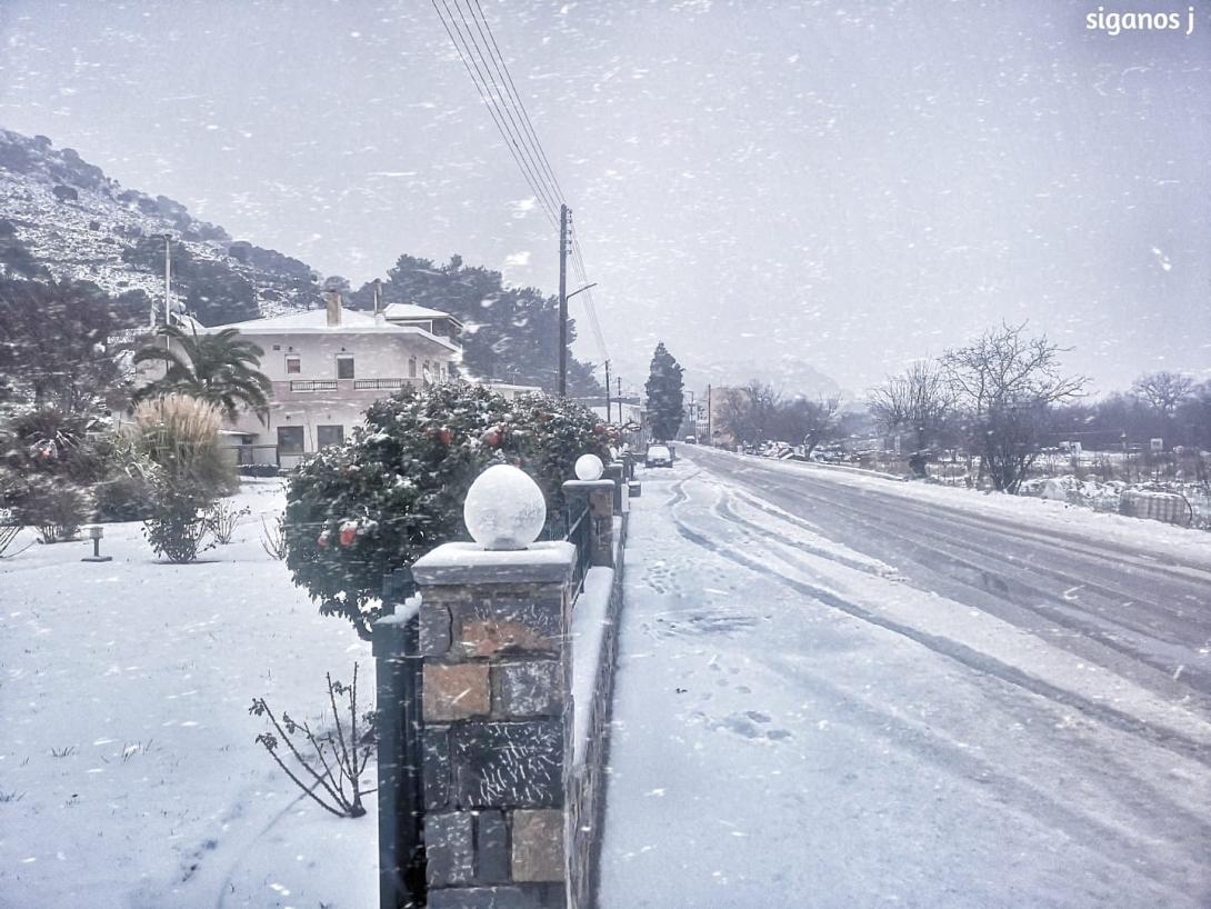 οροπέδιο λασιθίου χιόνια