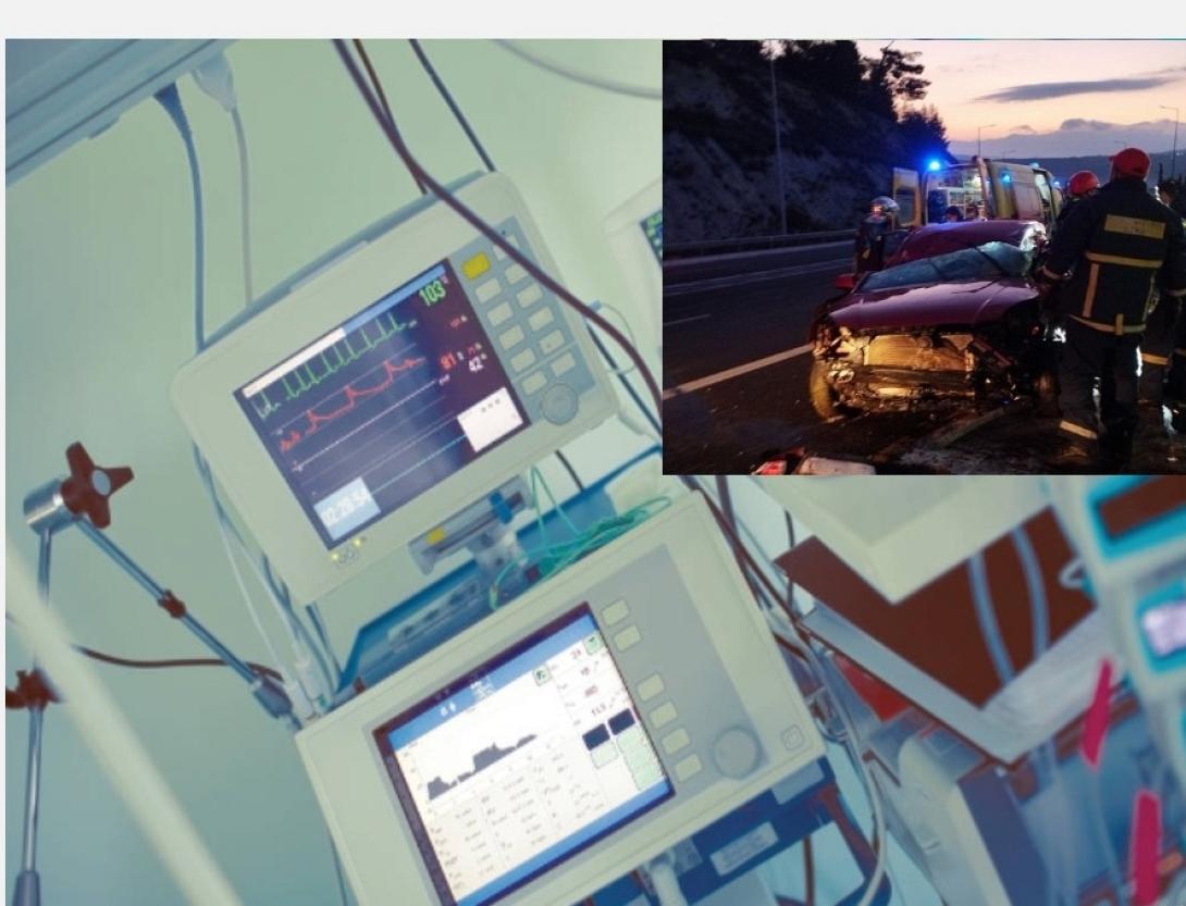 εντατική - τροχαιο στους Κουνάβους