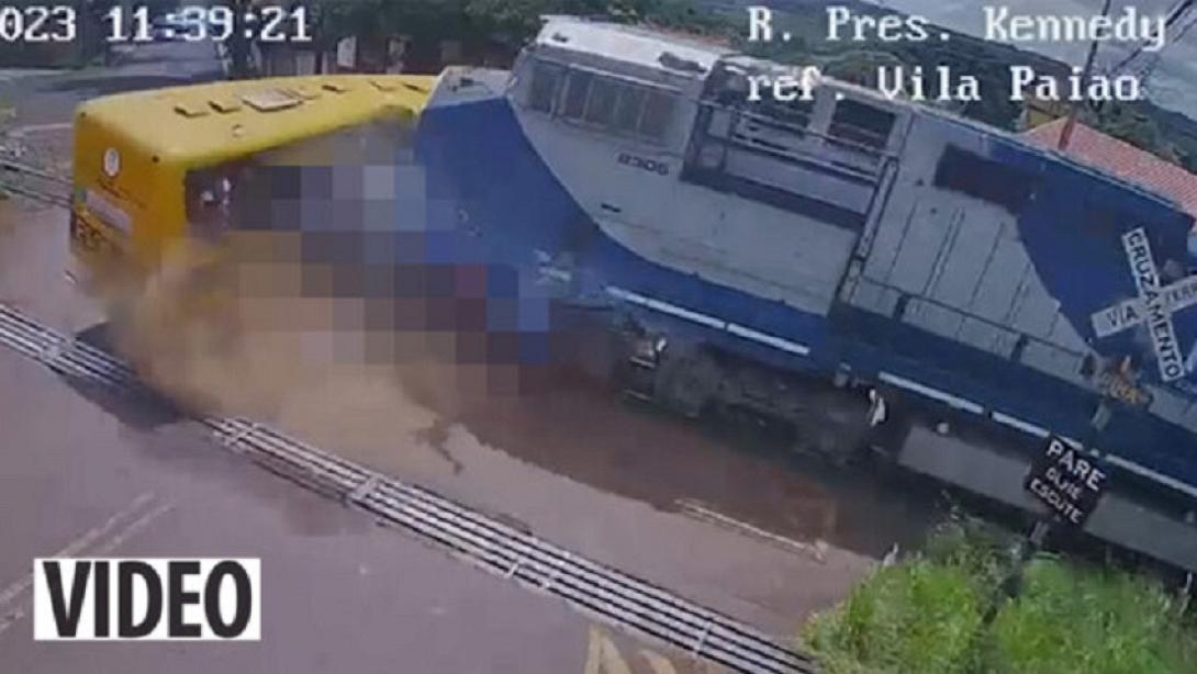 συγκρουση τρενου με σχολικο