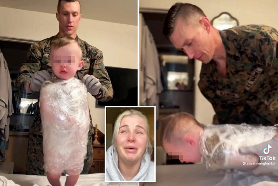 Τύλιξαν το δίχρονο παιδί τους με μεμβράνη γιατί «ήταν γκρινιάρικο»