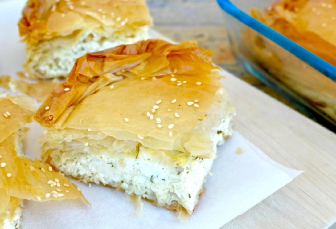 Νηστίσιμη τυρόπιτα