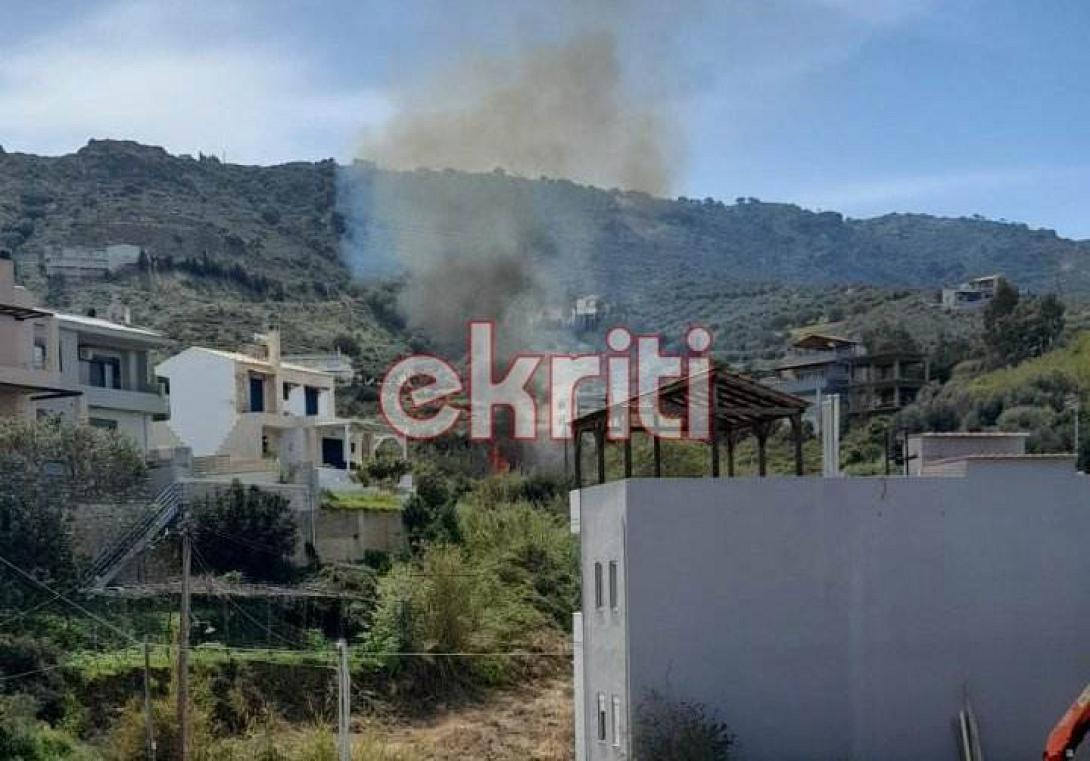 Έκαψε τα ξερόκλαδα και η φωτιά του ξέφυγε 