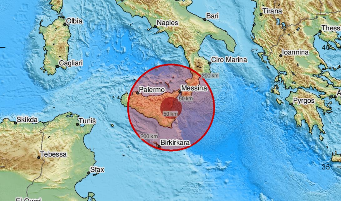 Σικελία: Ισχυρός σεισμός στην Κατάνη