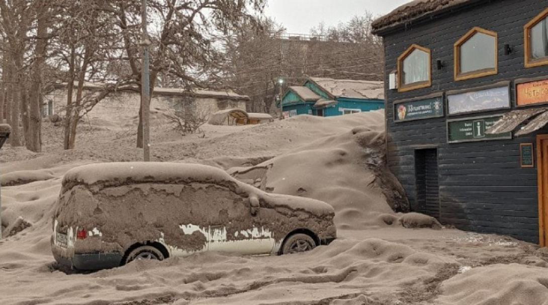 ρωσία τέφρα ηφαίστειο