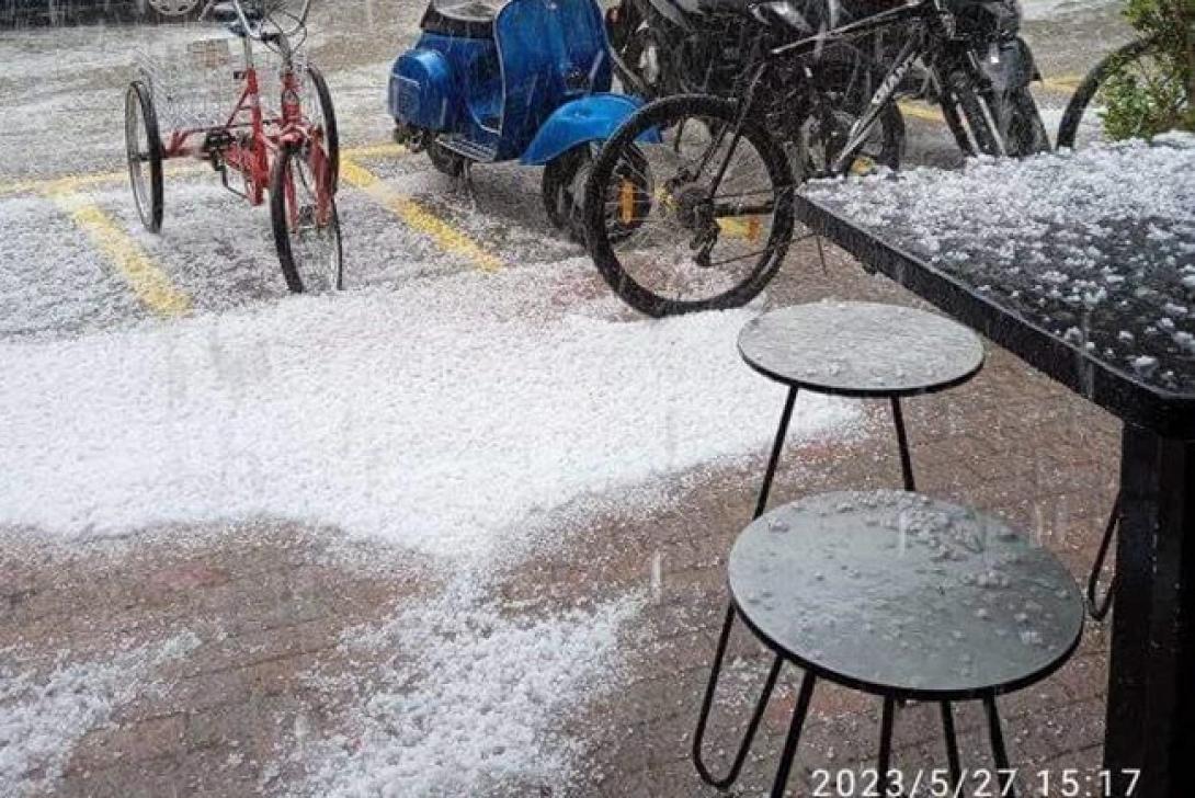 χαλαζι πτολεμαιδα